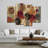 Pendulum On Canvas 4 Pieces Set-136221012