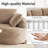 Boneless 100'' W 3-Seat Round Arm Corduroy Curved Boneless Couch-334703602
