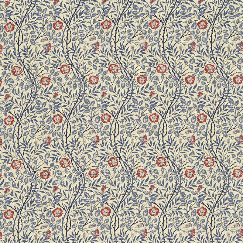 Sweet Briar Fabric, Blue