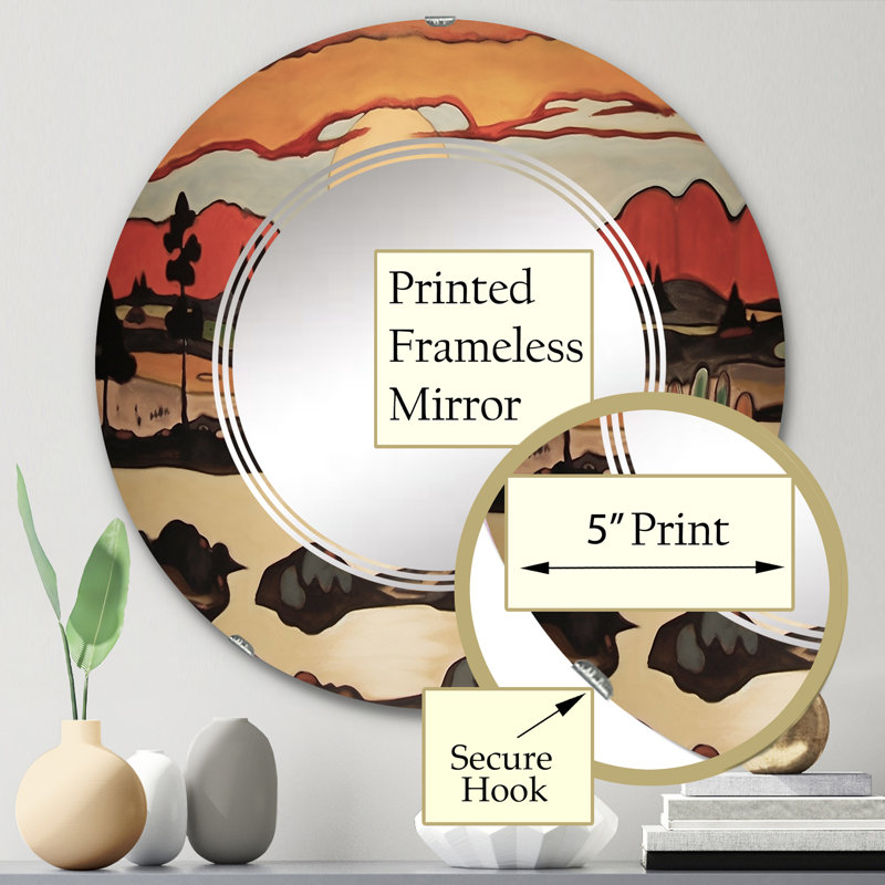 Miroir d'appoint Havillvale, 24 po x 24 po