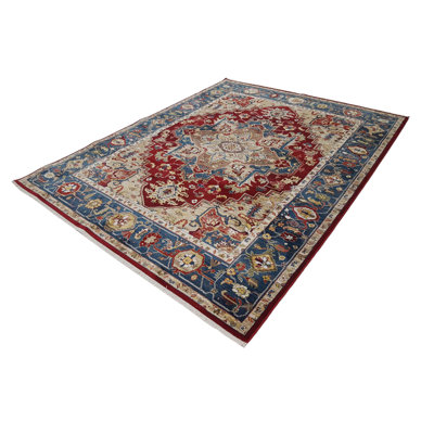 Hornersville Oriental 5x8 Red Area Rug, Turkey