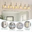Luminaire de salle de bain 6 lumières rétro en nickel avec abat-jour en verre fleuri sur miroir-1588077419-1588077411