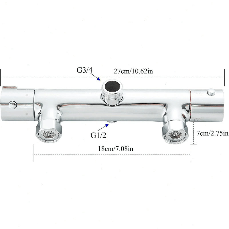 2 Handle Bath Filler