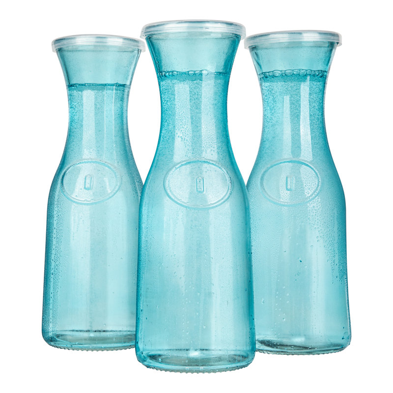 Kook 6 Piece Non-Stick Glass Bakeware Set, Blue
