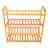 4-Tier Portable Bamboo Shoe Rack 12 Slats Natural Wood Color 26.8 Inch-1007414687