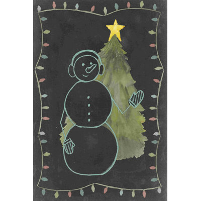Chalkboard Snowman II
