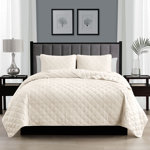 Microfiber Reversible Diamond Quilt Set - Basics by Wayfair™