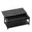 Secure Rectangular Double-Layer Coffee Table with Hidden Storage & Fingerprint Lock