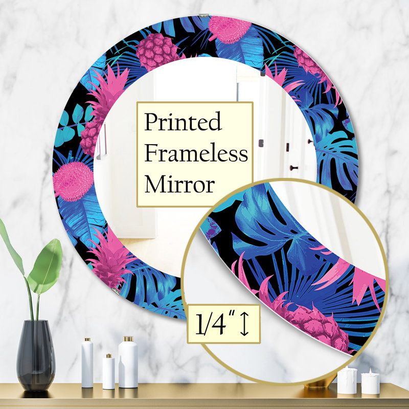 Miroir mural Tropical Mood 8, H 31,5 po x l po