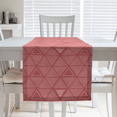 Hand Drawn Triangle Table Runner