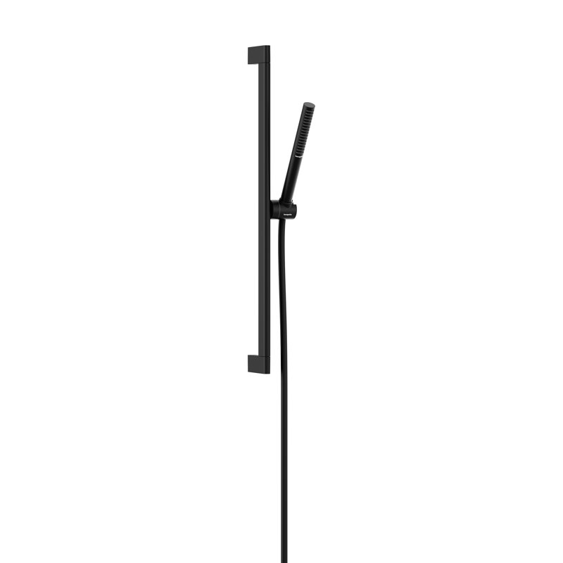 hansgrohe Pulsify S Wallbar Set 100 3-Jet 24", Matte Black, 2.5 GPM