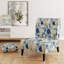 Fauteuil de chambre rembourré Blue and White Flowers Retreat III