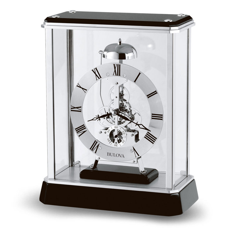 10'' H Solid Wood Floor Clock