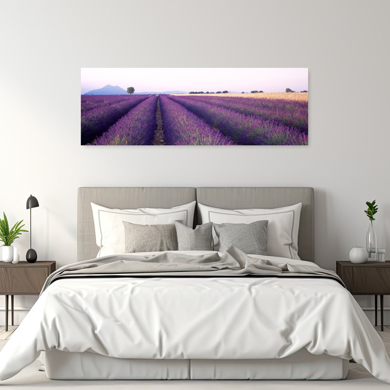 Lavender Field Plateau De Valensole France by Craig D. Wood - Wrapped Canvas Panoramic Print, 50.8 cm H x 152.4 cm W