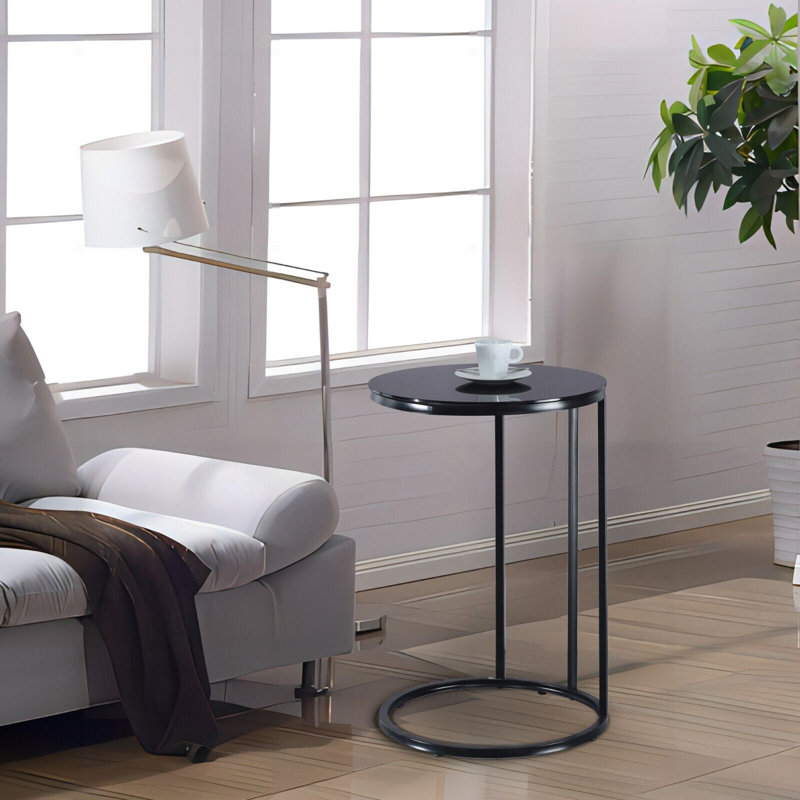 Heston C Table, Black, Black