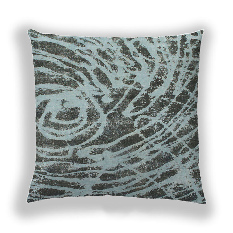 Coussin décoratif abstrait 1108, Microsuède