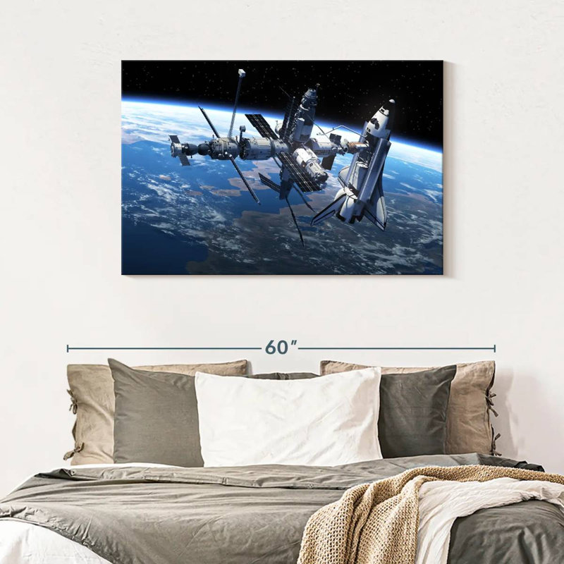 Station spatiale Oberle, H 30 po x l 45 po