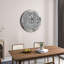 Round Glass Diamond Accent Wall Clock