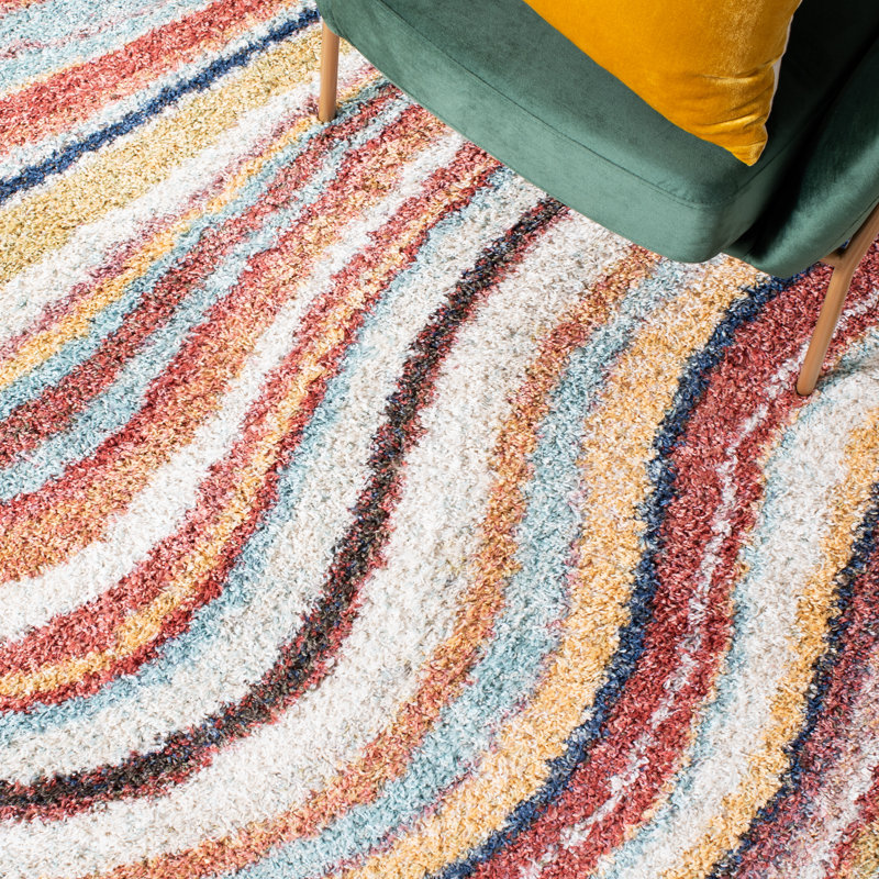 Araud Performance Abstract Rug, Round 6'7"