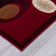 Bordered Colorblock Red Area Rug