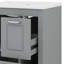 Meuble-lavabo 24 po avec lavabo, armoire en bois massif avec porte en verre et 2 tiroirs-1740306822