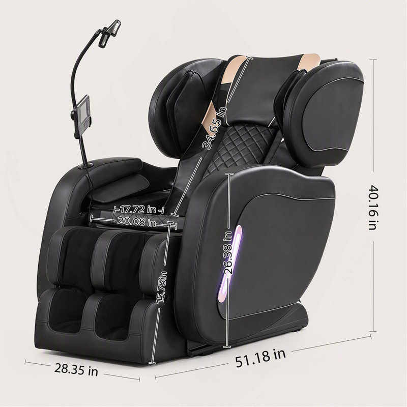 Fauteuil inclinable de massage 2026 sans gravité avec pression d'air corporelle complète