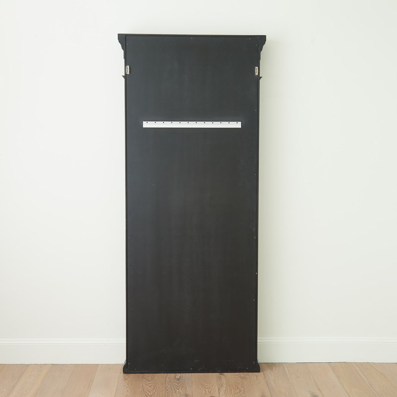 Solid Wood Mirror, Black
