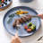 Ozetta 16-Piece Gourmet Stoneware Dinnerware Set, Reactive Glaze Speckled Indigo, Service for 4 (Includes Dinner Plates, Salad Plates, Pasta Bowls, & Cereal Bowls)-1308542657-1297505015
