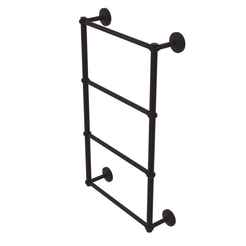 Porte-serviettes mural Leamore, Bronze huilé, H 34 po x l 24 po x P 5,4 po
