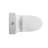 Ceramic Toilet, 1.1/1.6 Elongated, Comfort Height, White, & , Robust Close Seat T039wt One , Firmly