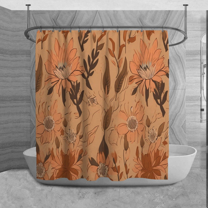 Rideau de douche Drumfin, H 73 po x l 70 po