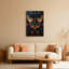 Ensemble de 1 tableau sur toile à motif floral papillon-41911744