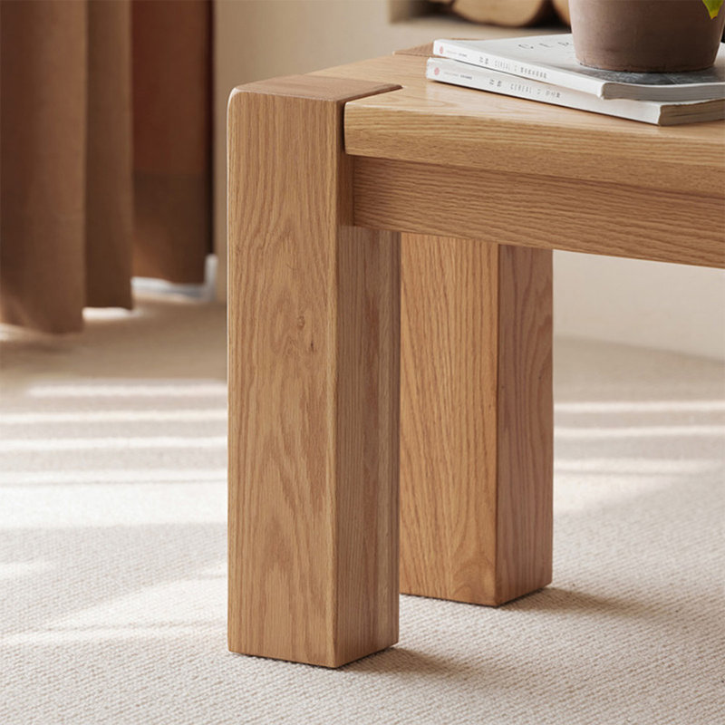 Banc en bois massif Burlywood