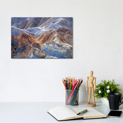 Death Valley Badlands by Brian Wolf - Wrapped Canvas Print