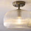 Clear Glass Flush Mount