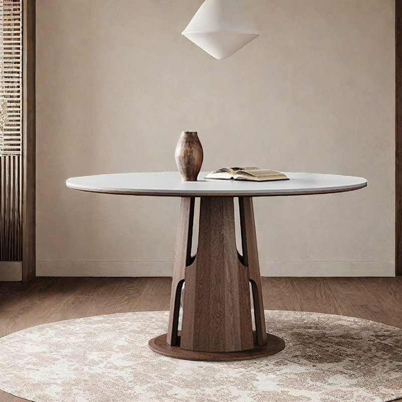 Table de salle à manger Minimalist, H 29,5 po x L 59,1 po x l 59,1 po