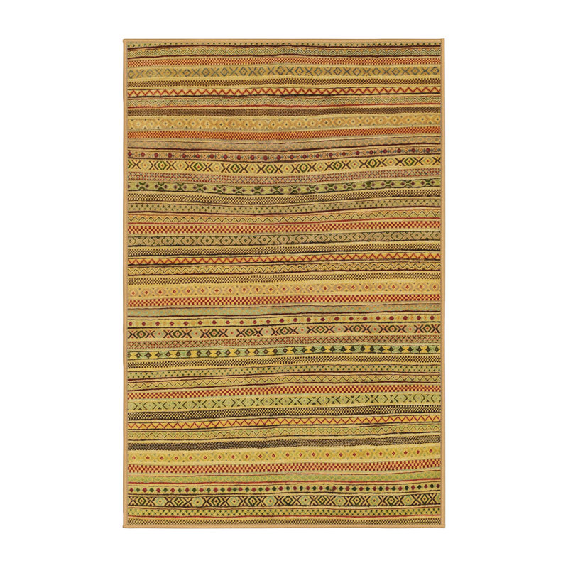 Abstract Indoor Rug, Runner 2' x 5'