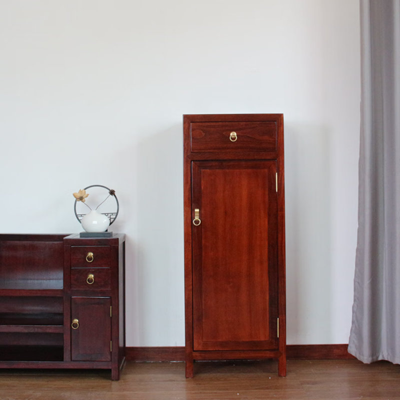 Armoire à chaussures moderne et simple, Marron foncé