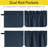  100% Blackout Door Curtain Thermal Insulated Privacy Curtain for French Front Door with Tieback, Room Darkening Window Covering for Kitchen, 1 Panel-1455156779-1455156780