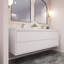 Ensemble de meuble-lavabo double mural 70,6 po Azden-1159646778
