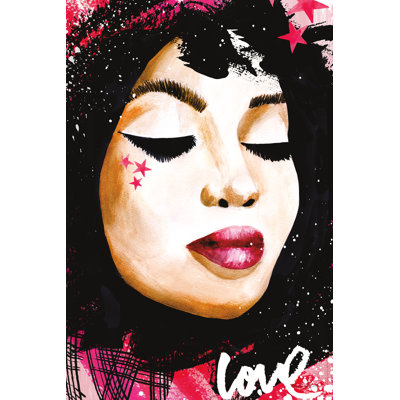 Love Star by Mercedes Lopez Charro - Wrapped Canvas Print