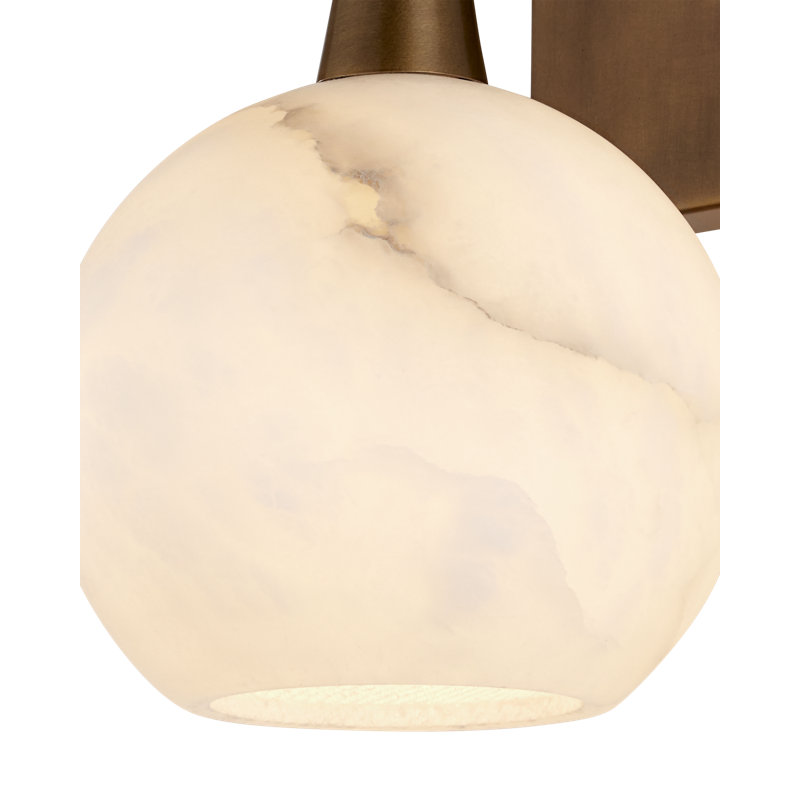 Bombelles Bath Wall Sconce, Antique Brass