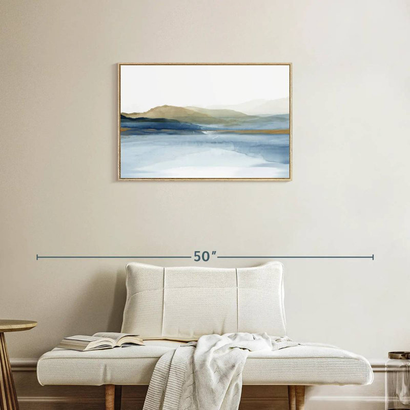 Luminosity, Floating Frame Natural Wood, 31" X 21"
