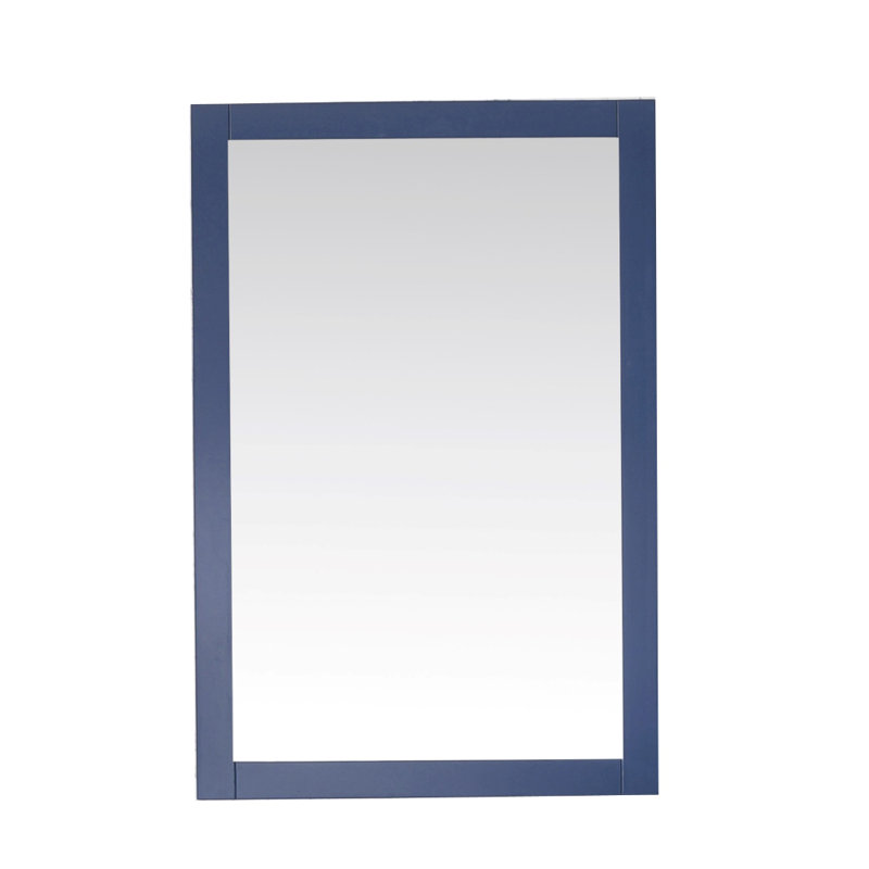 Miroir de salle de bain Malave, 36 po x 24 po, Blanc