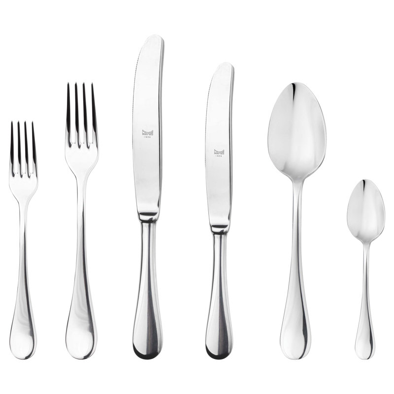 Brescia 36 - Piece Stainless Steel Flatware Set - Service for 6