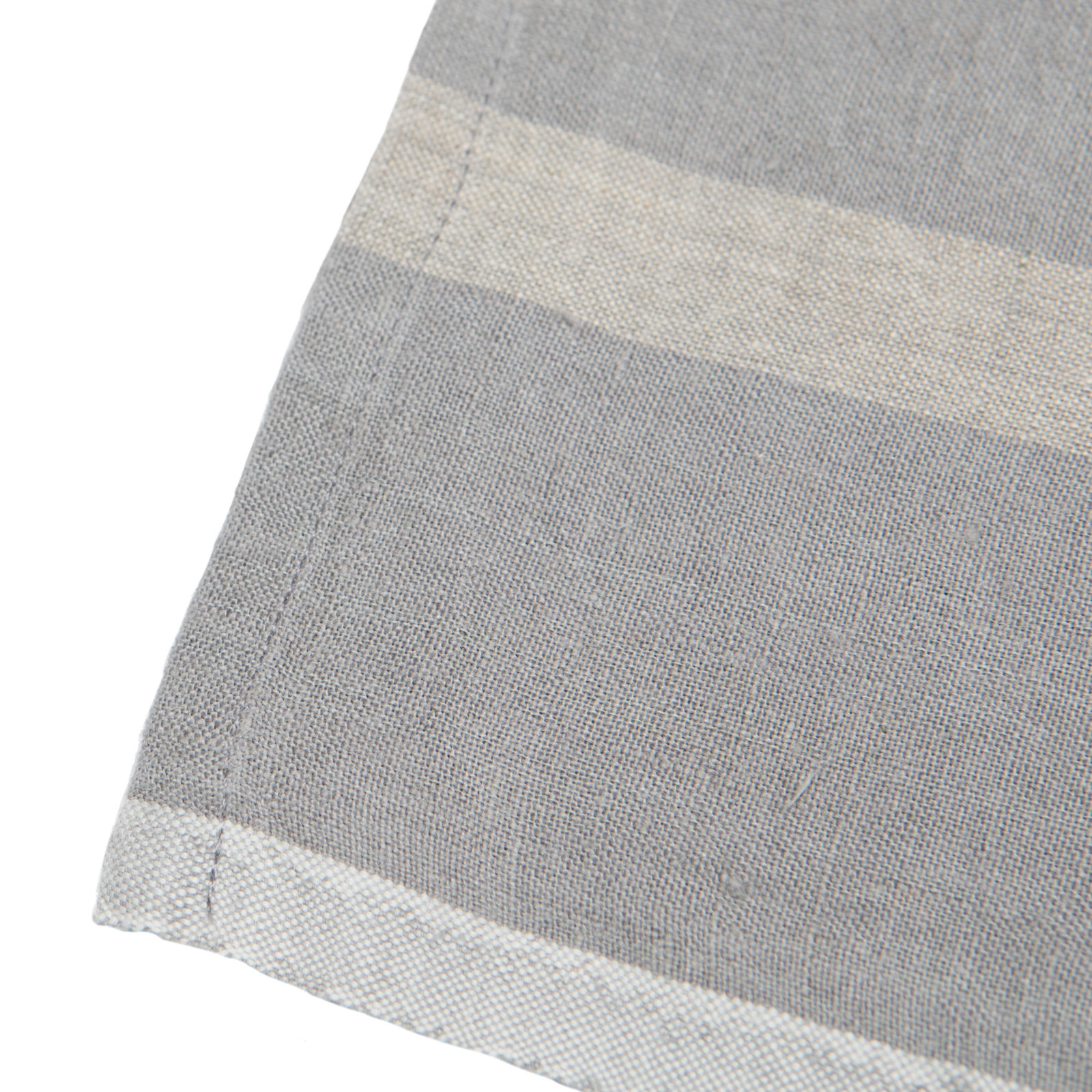 Reversible Linen Napkin, Gray/Natural