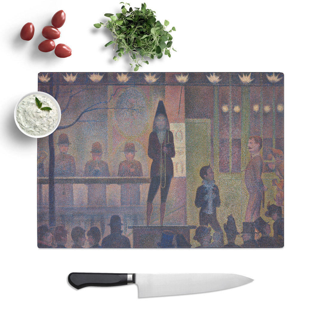 Circus Sideshow by Georges Seurat Chopping Board