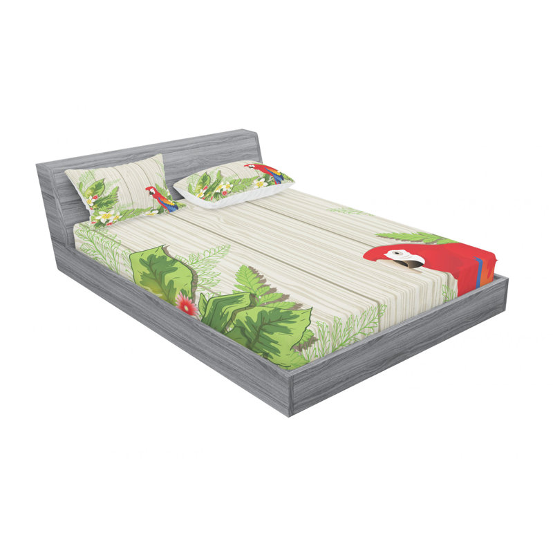 Microfiber Sheet Set, Queen Sheet Set with Fitted Sheet