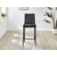 Kenesaw Luxury Breakfast Bar Stool in Quilted Design Velvet Leg - Modern Chic Kitchen-772275609-753626298