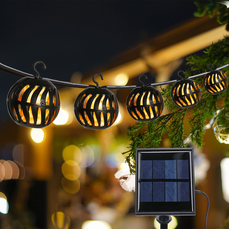 204'' Solar LED String Lights